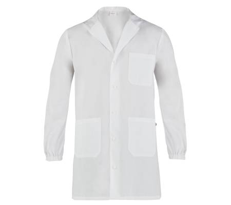 Camice ospedaliero Mike - da uomo - taglia L - bianco - Giblor's - Q3R00247-C01-L - 8056149338483 - DMwebShop