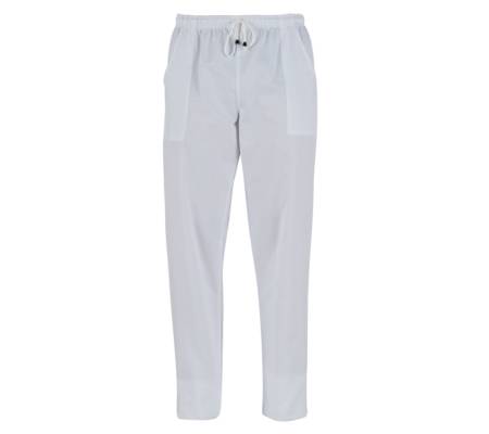 Pantalone Pitagora - unisex - 100% cotone - taglia S - bianco - Giblor's - Q3P00245-C01-L - 8056149338407 - DMwebShop