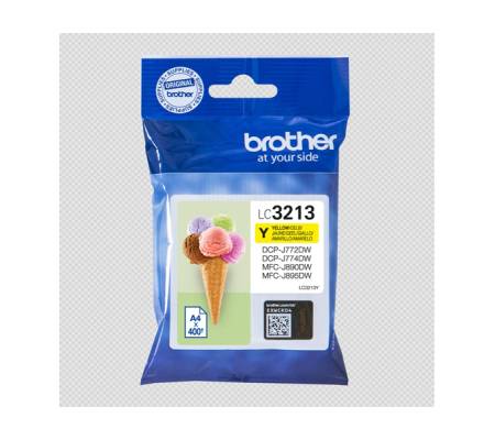 Cartuccia - giallo - 400 pagine - Brother - LC3213Y - 4977766762281 - DMwebShop