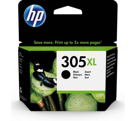 Cartuccia inchiostro originale HP 305XL nero ad alta capacita 240 pagine 3YM62AE - 7089