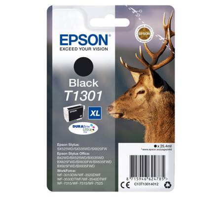 Cartuccia originale inchiostro nero Epson T1301,25,4 ml Epson C13T13014012 - 127