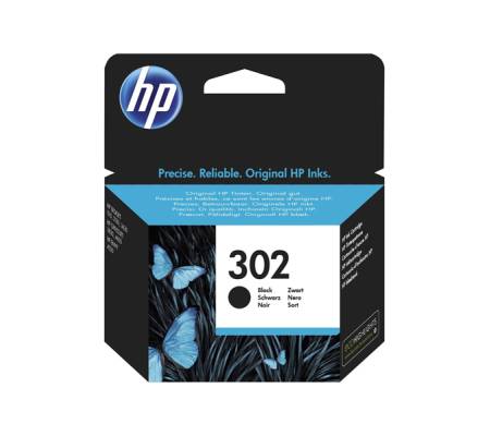 Cartuccia originale inchiostro nero HP 302 - 190 pagine Hp F6U66AE - 7579