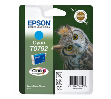 Cartuccia ink - ciano - T0792 - 11,1 ml - Epson - C13T07924010 - DMwebShop