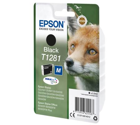 Cartuccia ink - nero - T1281 - 5,9 ml - Epson - C13T12814012 - 8715946624587 - DMwebShop