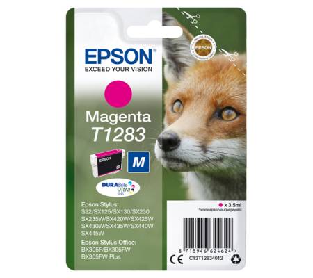 Cartuccia ink - magenta - T1283 - 3,5 ml - Epson - C13T12834012 - 8715946624624 - DMwebShop