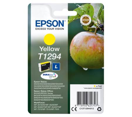 Cartuccia originale inchiostro - giallo - T1294 - 7 ml - Epson - C13T12944012 - 8715946624747 - DMwebShop