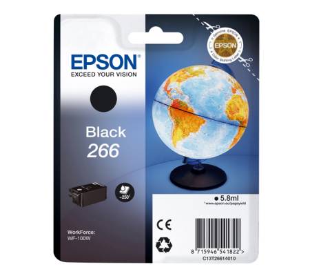 Cartuccia ink - 266 - nero - 5,8 ml - Epson - C13T26614010 - 8715946541822 - DMwebShop