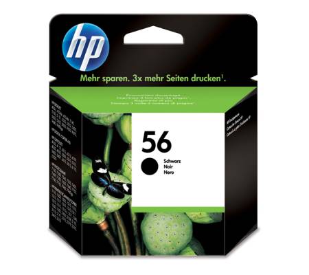 Cartuccia ink - 56 - nero - 520 pagine - Hp - C6656AE - 884962780626 - DMwebShop