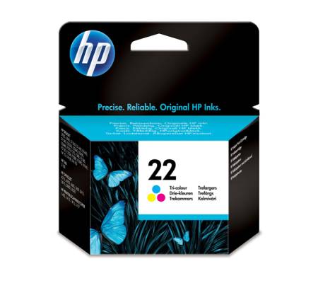 Cartuccia ink - 22 - C-M-Y - 165 pagine - Hp - C9352AE - 884962780794 - DMwebShop