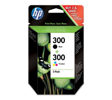 Cartuccia ink - 300 - C-M-Y-K - C-M-Y - 165 pagine - K 200 pagine - Hp - CN637EE - 884962838983 - DMwebShop