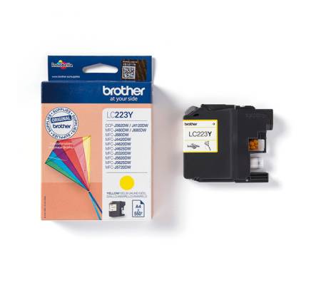 Cartuccia - giallo - 550 pagine - Brother - LC223Y - 4977766735926 - DMwebShop