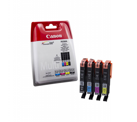 Cartucce ink - C-M-Y-K - 7 ml cad - Canon - 6509B008 - 8714574584416 - DMwebShop