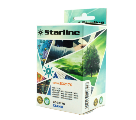 Cartuccia ink - per Brother - ciano - LC3217C - 9 ml - Starline - JNBR3217C - 8025133108517 - DMwebShop