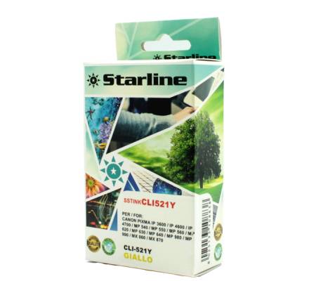 Cartuccia ink - per Canon - giallo - CLI521 Y - 9 ml - Starline - JNCA521Y - 8025133108838 - DMwebShop