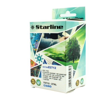 Cartuccia ink - per Epson - ciano - C13T27124012 - 27XL - 15 ml - Starline - JNEP27C - 8025133109323 - DMwebShop