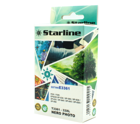 Cartuccia ink - per Epson - nero Photo -C13T33614012 - 33XL -11 ml - Starline - JNEP33PB - 8025133109415 - DMwebShop