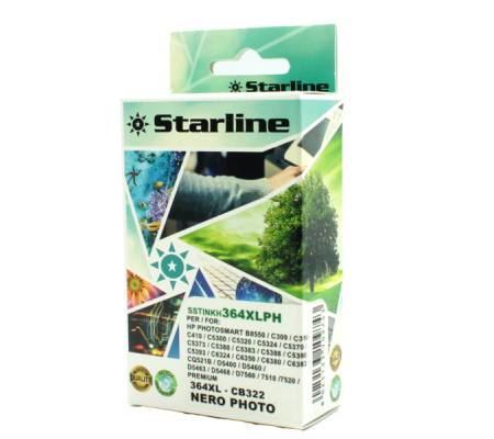 Cartuccia ink - per Hp - nero Photo - CB322E - 364XL - 14,6 ml - Starline - JNHP364PB - 8025133109743 - DMwebShop