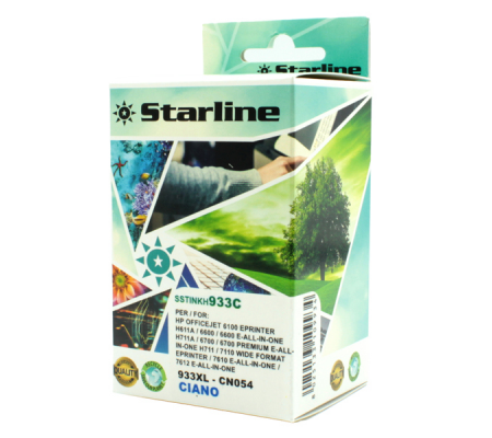 Cartuccia ink - per Hp - ciano - CN054AN - 14 ml - Starline - JNHP933C - 8025133109934 - DMwebShop