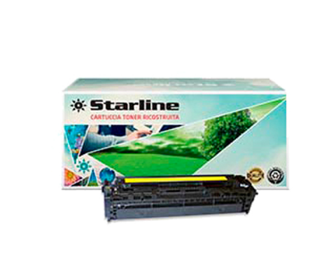 Toner Ricostruito - per Hp - giallo - CB542A - 1400 pagine - Starline - K15107TA - 8025133113573 - DMwebShop