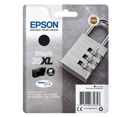 Cartuccia ink - 35XL - nero - 41,2 ml - Epson - C13T35914010 - 8715946632353 - DMwebShop