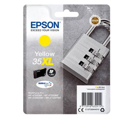 Cartuccia ink - 35XL - giallo - 20,3 ml - Epson - C13T35944010 - 8715946632414 - DMwebShop