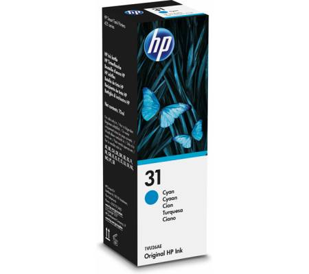 Flacone originale inchiostro - ciano - HP 31 - 70 ml - Hp - 1VU26AE - 191628349487 - DMwebShop