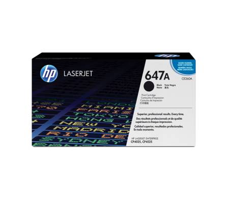 Toner - 647A - nero - 8500 pagine - Hp - CE260A - 884420186816 - DMwebShop