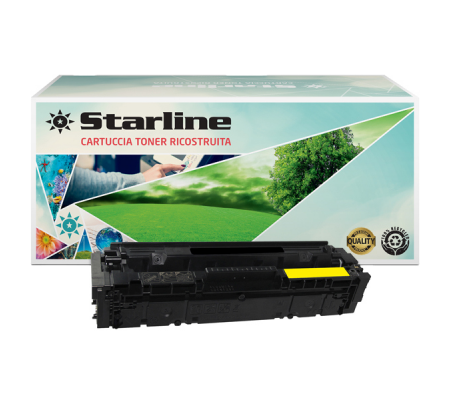 Toner Ricostruito - per HP - giallo - CF542A - 1300 pagine - Starline - K18115TA - 8025133113870 - DMwebShop