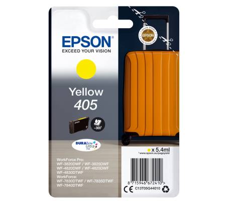 Cartuccia originale inchiostro - giallo - 405 - 300 pagine - Epson - C13T05G44010 - 8715946672410 - DMwebShop