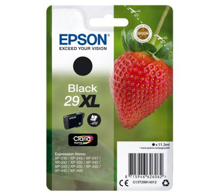 Cartuccia originale inchiostro - nero - Epson 29XL - 11,3 ml - Epson - C13T29914012 - 8715946626062 - DMwebShop