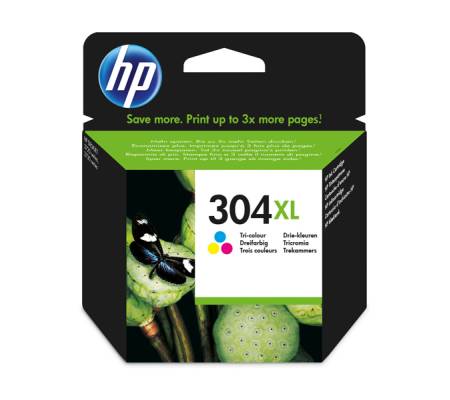 Cartuccia originale inchiostro - tricromia - HP 304XL - 300 pagine - Hp - N9K07AE - 889894860804 - DMwebShop