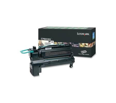 Toner - nero - Return program - 6000 pagine - Lexmark - C792A1KG - 734646194662 - DMwebShop