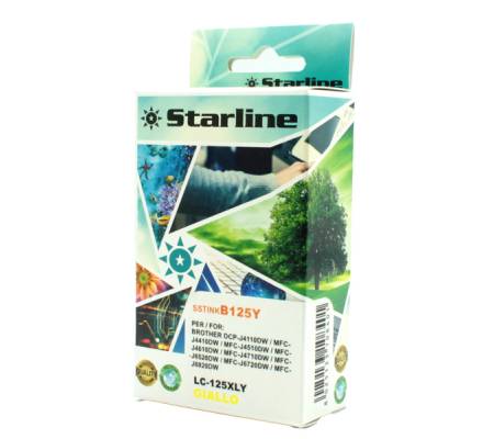 Cartuccia ink - per Brother - giallo - LC125XLY - 16,6 ml - Starline - JNBR125Y - 8025133108401 - DMwebShop