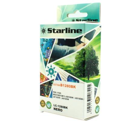 Cartuccia compatibile inchiostro - nero - per Brother - LC-1280XLBK - 29,6 ml - Starline - JNBR1280B - 8025133108425 - DMwebShop