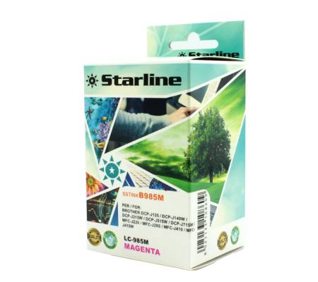 Cartuccia ink - per Brother - magenta - LC985M - 15 ml - Starline - JNBR985M - 8025133108609 - DMwebShop