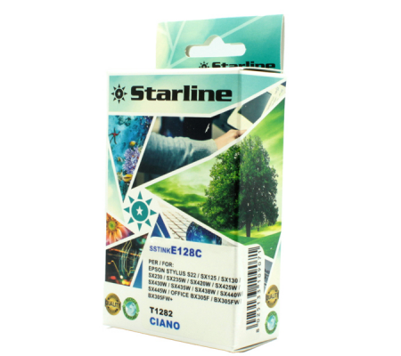Cartuccia ink - per Epson - ciano - C13T12824012 - T1282 - 7 ml - Starline - JNEP128C - 8025133109071 - DMwebShop