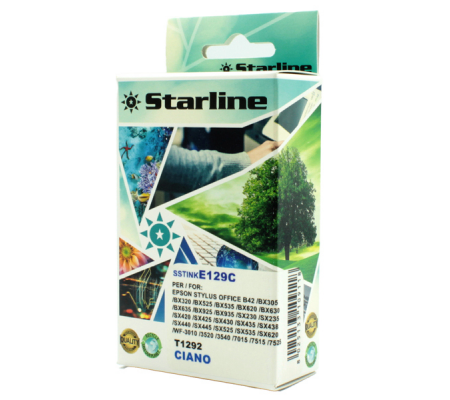 Cartuccia ink - per Epson - ciano - C13T12924012 - T1292 - 10 ml - Starline - JNEP129C - 8025133109118 - DMwebShop