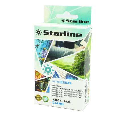 Cartuccia ink - per Epson - ciano - C13T26324012 - 26XL - 11 ml - Starline - JNEP26C - 8025133109286 - DMwebShop