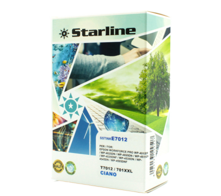 Cartuccia ink - per Epson - ciano - C13T70124010 - T7012 - 35 ml - Starline - JNEP701C - 8025133109507 - DMwebShop
