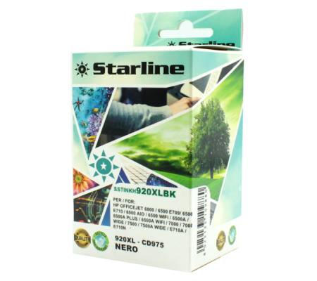 Cartuccia ink - per Hp - 920 e 920XL con chip - nero - Starline - JNHP920B - 8025133109880 - DMwebShop