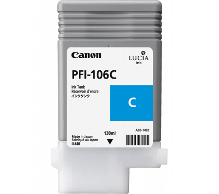 Cartuccia ink - ciano - 130 ml - Canon - 6622B001AA - 4960999909516 - DMwebShop