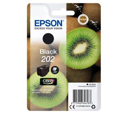 Cartuccia ink - 202 - nero - 6,9 ml - Epson - C13T02E14010 - 8715946646183 - DMwebShop