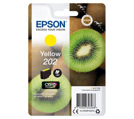 Cartuccia ink - 202 - giallo - 4,1 ml - Epson - C13T02F44010 - 8715946646268 - DMwebShop