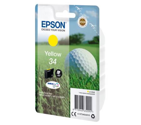 Cartuccia ink - 34 - giallo - 4,2 ml - Epson - C13T34644010 - 8715946632094 - DMwebShop