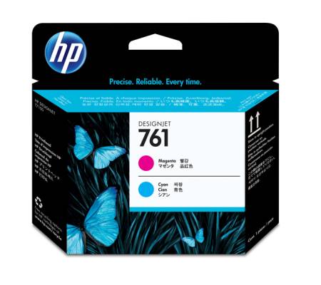 Testina - 761 - magenta-ciano - 400 pagine - Hp - CH646A - 885631448212 - DMwebShop