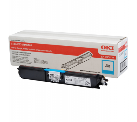 Toner - ciano - C110 C130N - 2500 pagine - Oki - 44250723 - DMwebShop