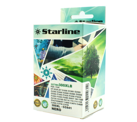 Cartuccia ink - nero - per Hp - 300XL - Starline - JRHP300XLB - 8025133110312 - DMwebShop