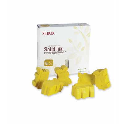 Confezione 6 stick genuine Solid ink - giallo - 14000 pagine - Xerox - 108R00748 - 095205731354 - DMwebShop
