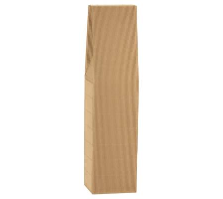 Scatola Onda - 1 bottiglia - in cartone - 9 x 9 x 37 cm - avana - conf. 10 pezzi - Scotton - 35460C - 8007402748198 - DMwebShop