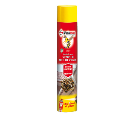 Insetticida spray vespe e nidi di vespa - 750 ml - Protemax - PROTE250 - 8005831010985 - DMwebShop